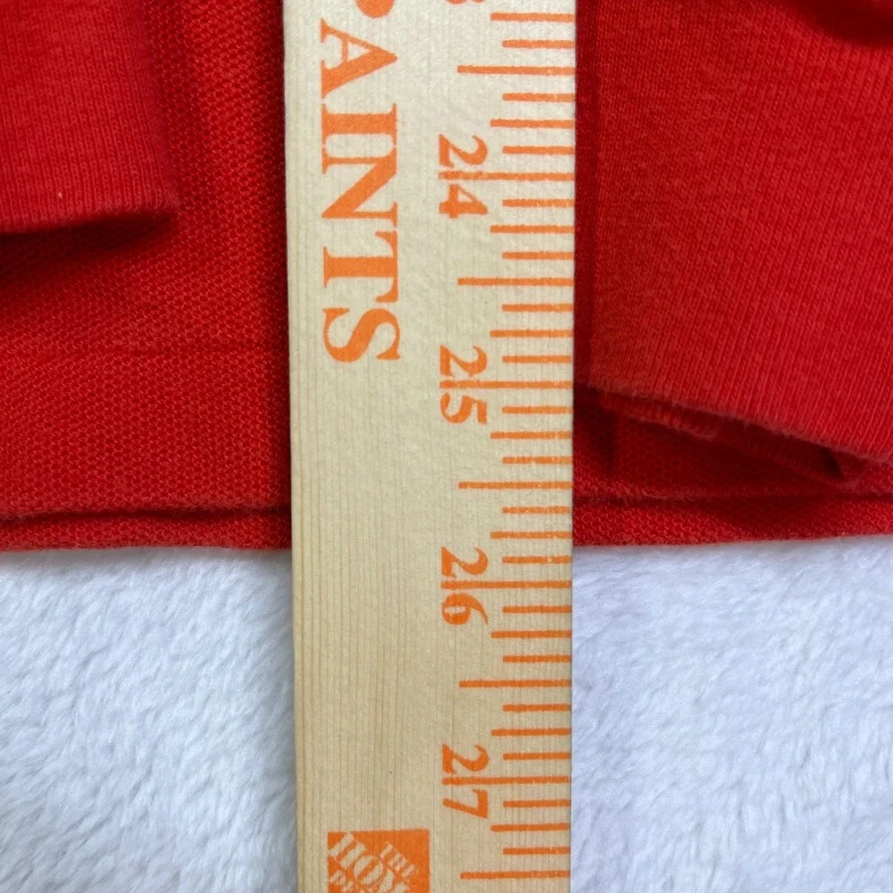 Lauren Ralph Lauren Polo Shirt Men's Red Long Sleeve‎ Rugby Classic - Medium